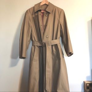 2 in 1!!! Gorgeous pink silk wool trench coat